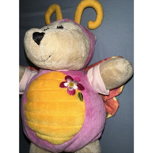 2008 Starbucks Bearista Butterfly Bear 74th Edition Plush Pink Spring - Picture 5 of 8